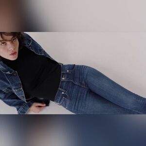 Levis dark wash super skinny jeans